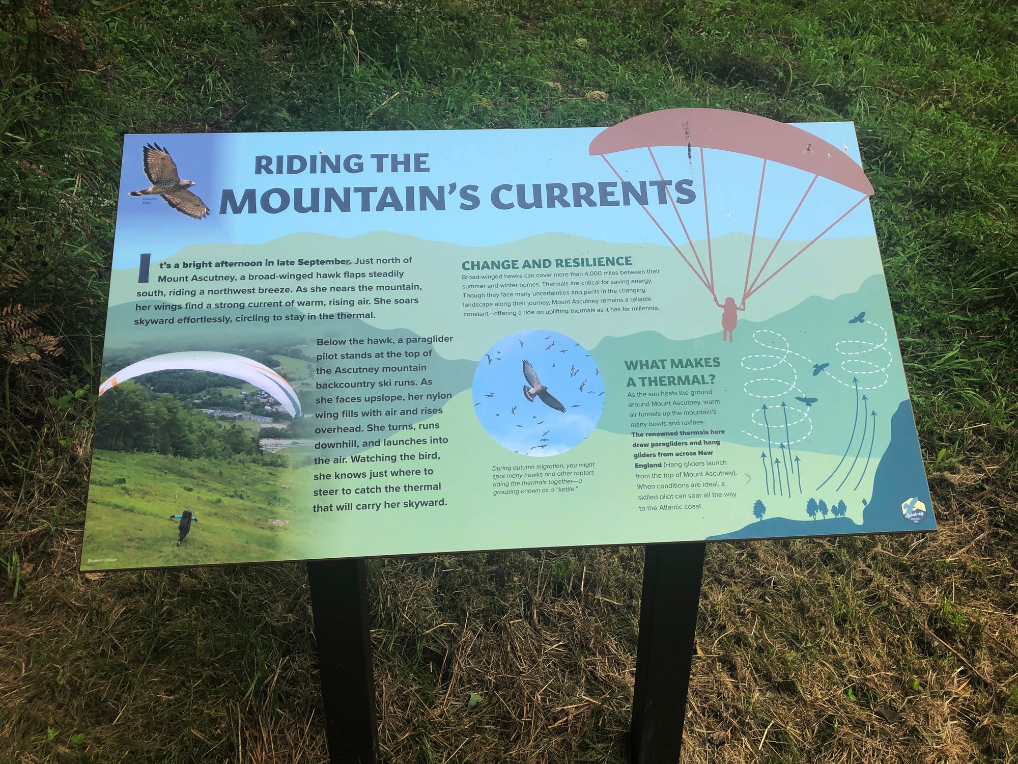 Double Pedestal Outdoor Sign