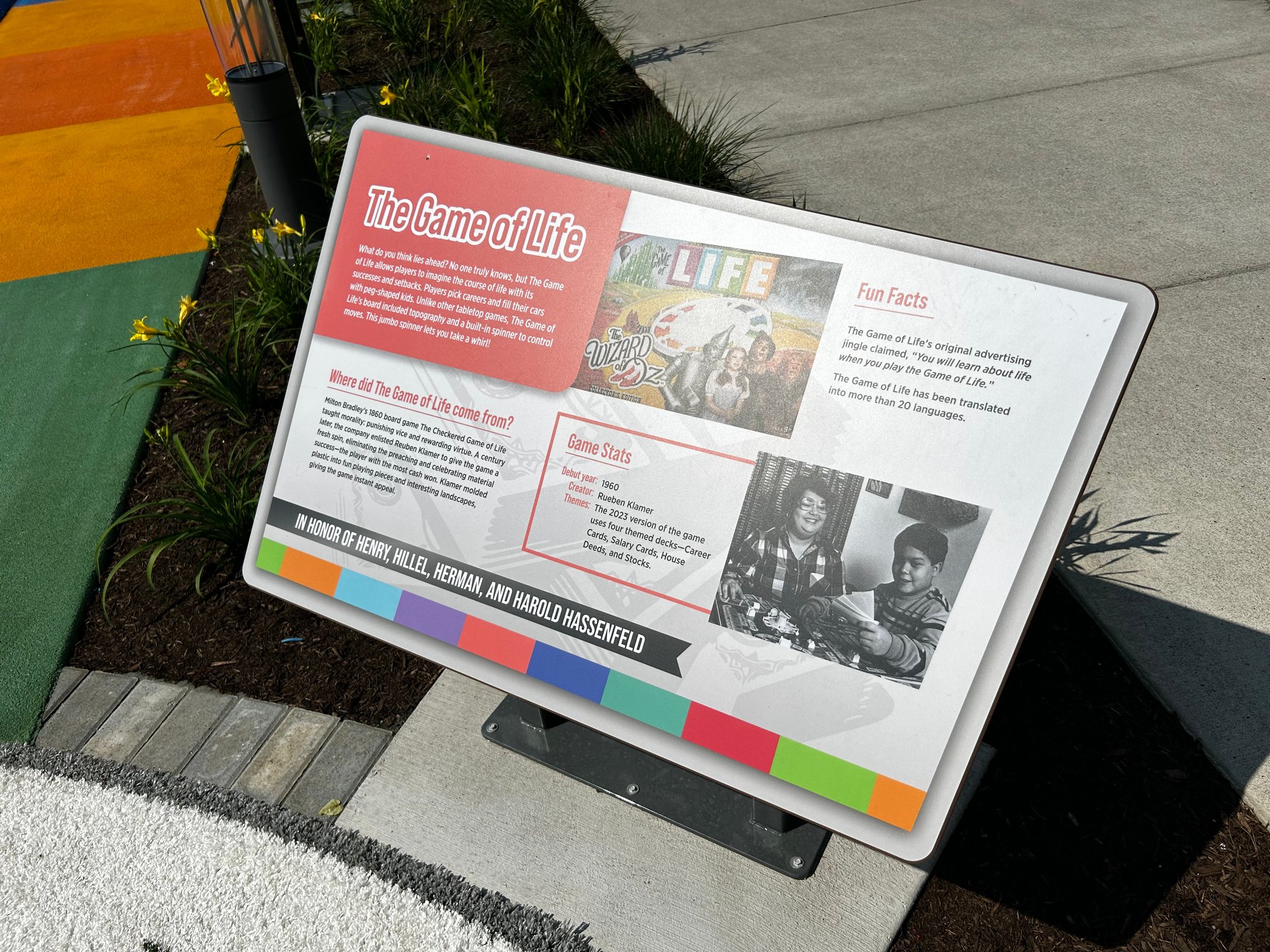 Double Pedestal Sign