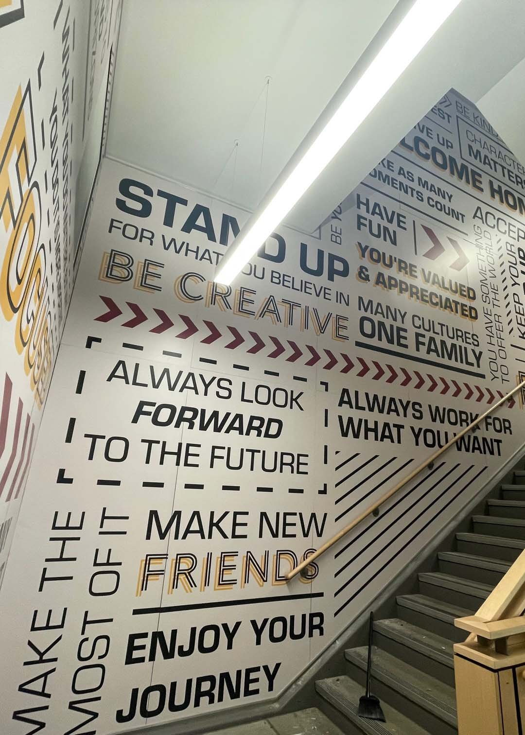 High Pressure Laminate Mural 