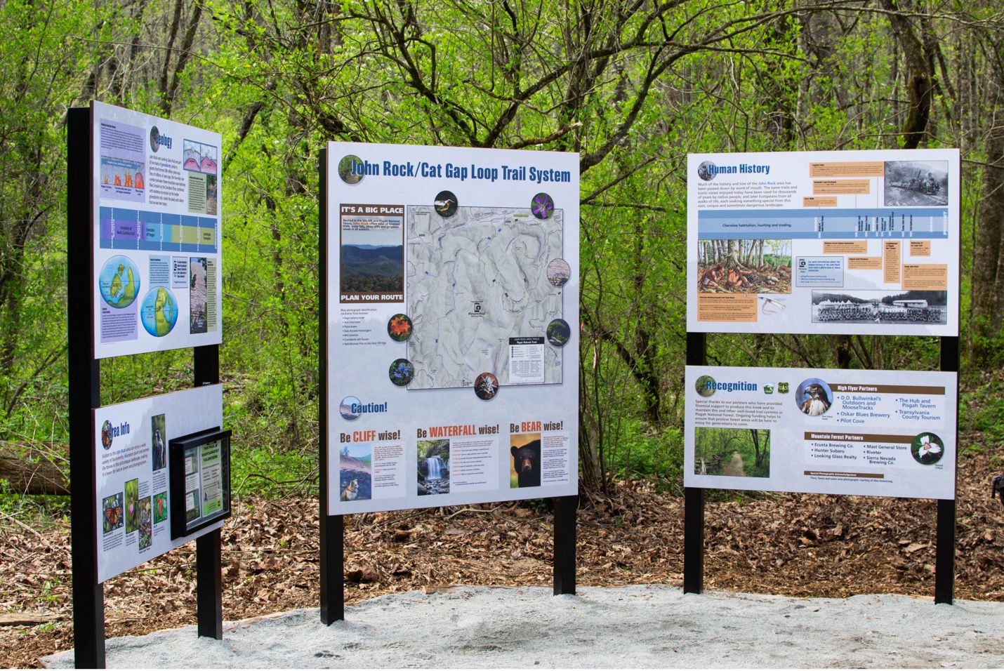 Double Upright Outdoor Signs
