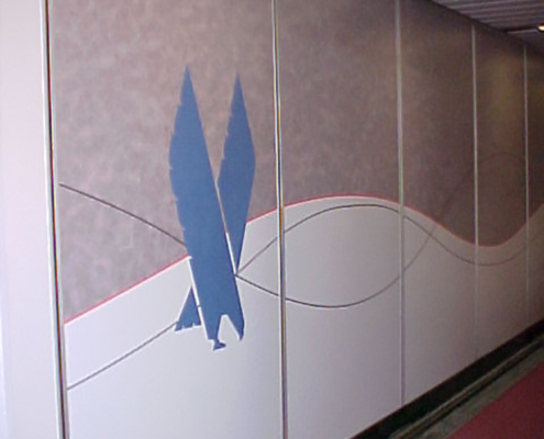 Airline Indoor Custom Decorative Wall Laminate