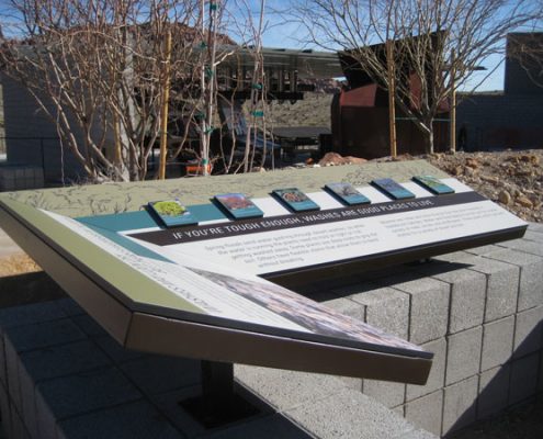 Outdoor Custom Graphic Signs at Red Rock Canyon National Conservation Area