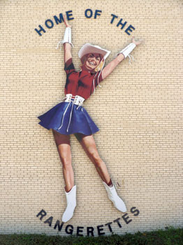 Custom Dancer's Sign at Kilgore College - Architectural Graphics