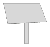 iZone Single Pedestal Unframed Option