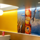 Texas Children's Hospital Wall panels in reception area featuring sealife images