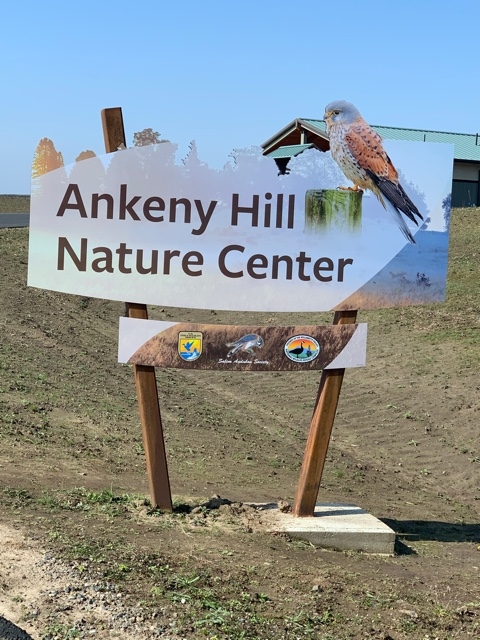 Ankeny Hill Nature Center Entry Sign