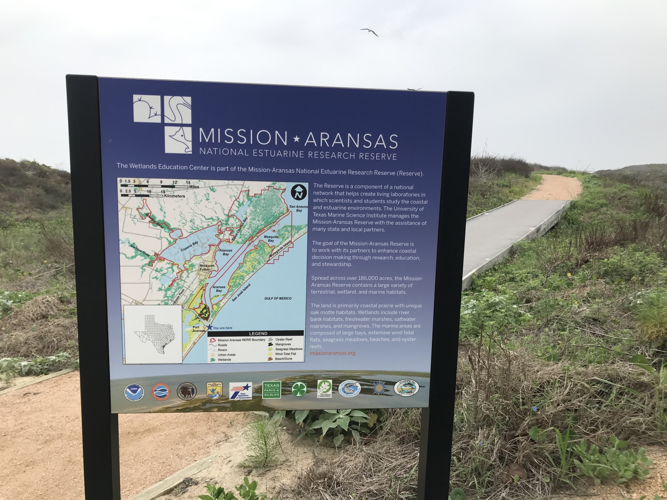 Mission Aransas map